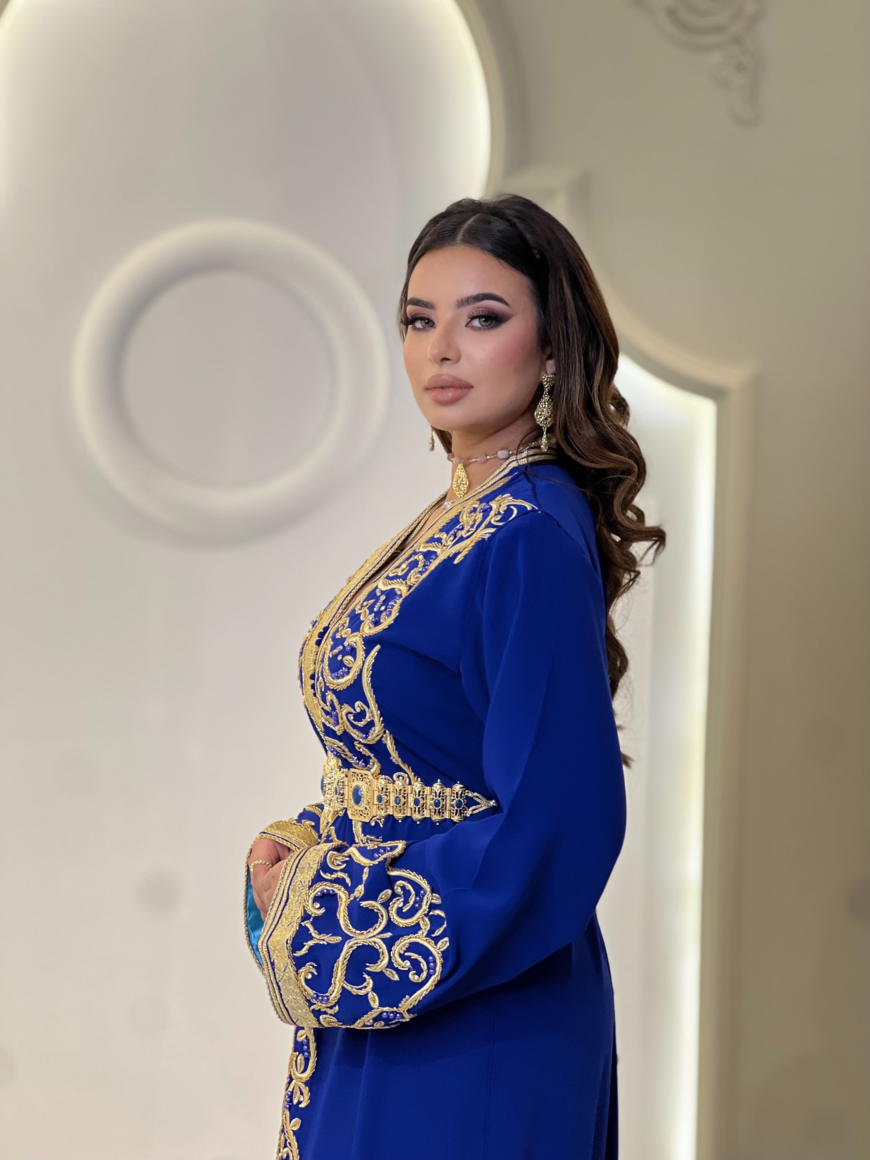 Kaftan Ghisela Royal Blue