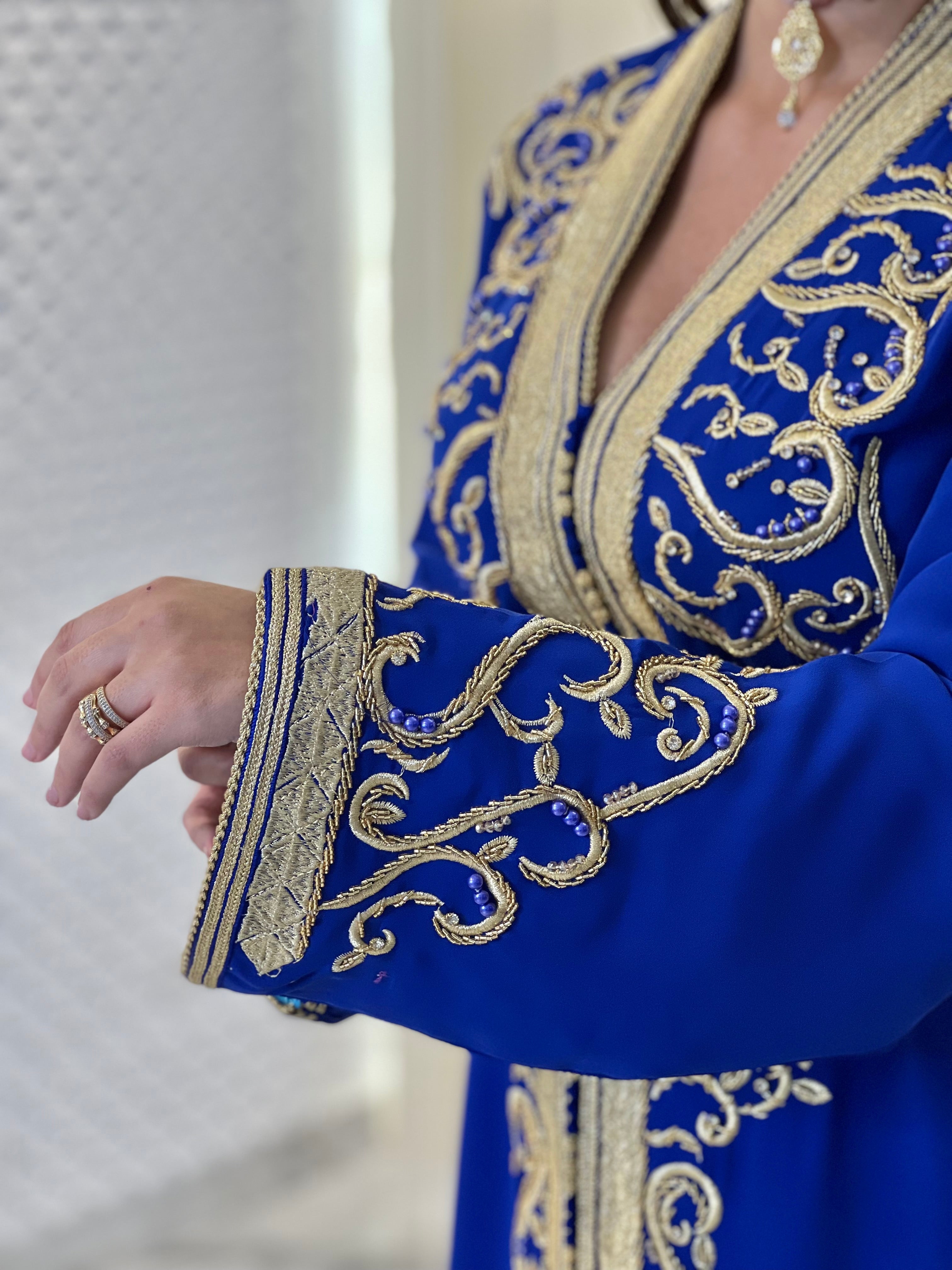 Kaftan Ghisela Royal Blue