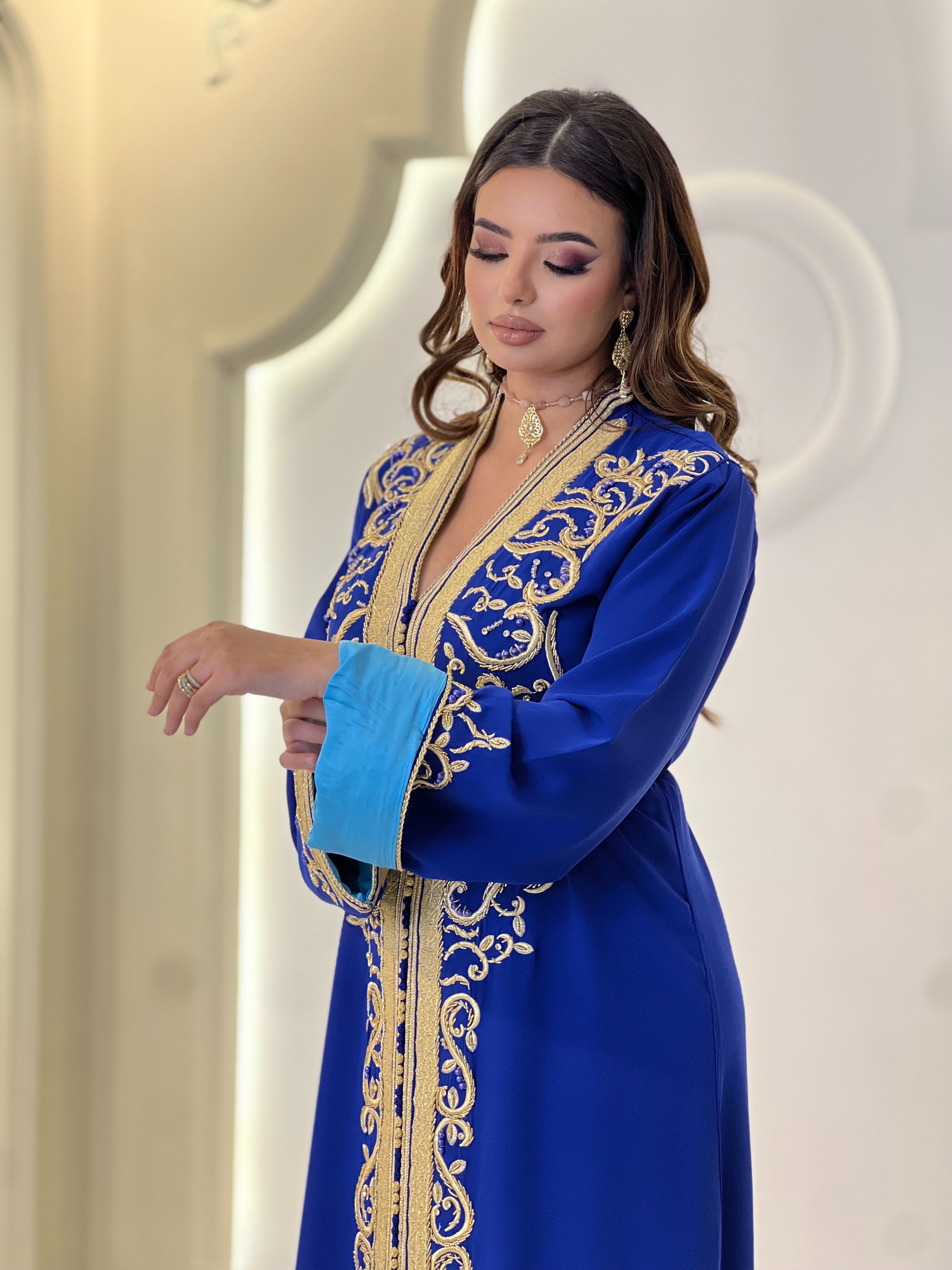 Kaftan Ghisela Royal Blue