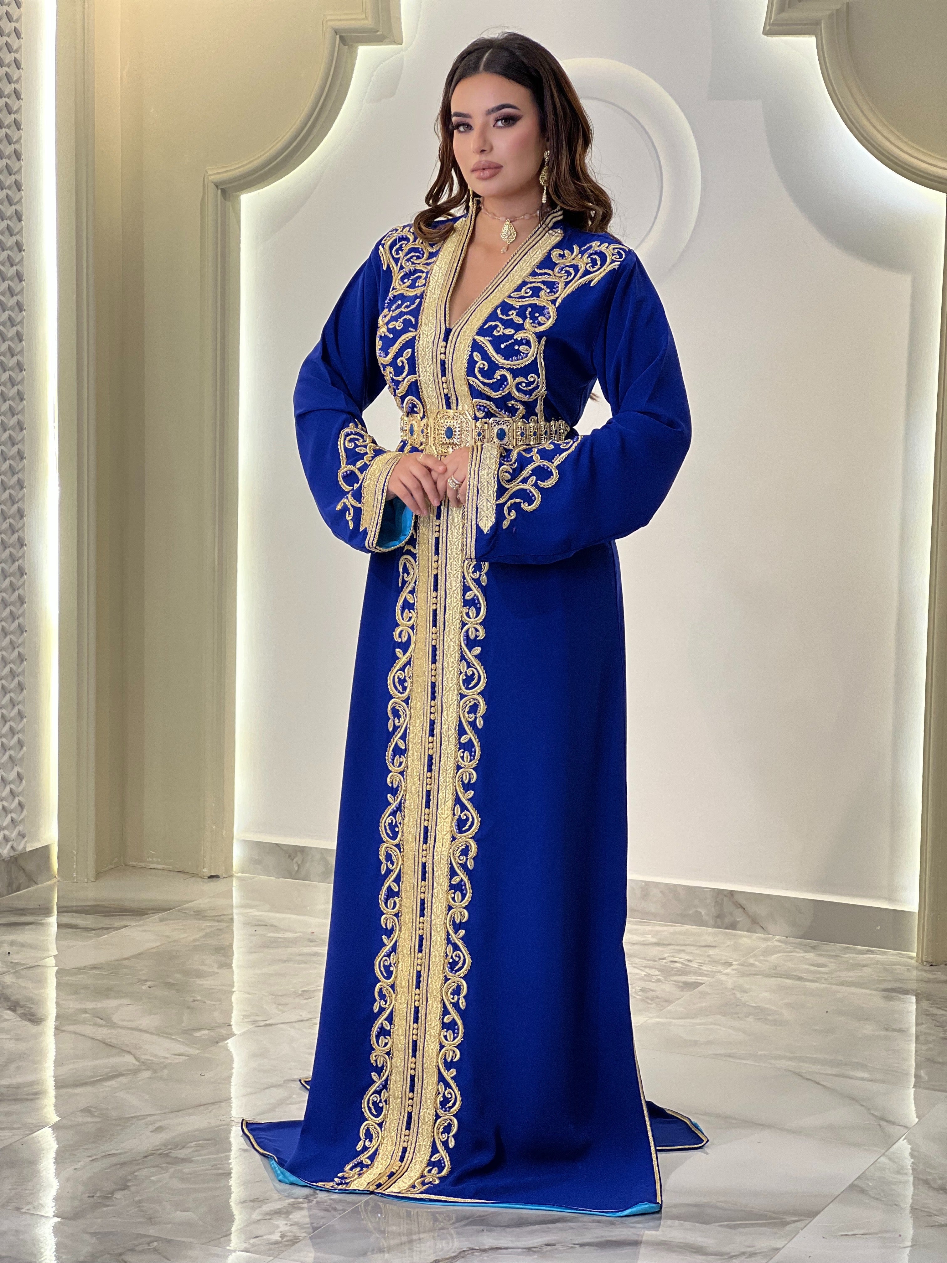 Kaftan Ghisela Royal Blue