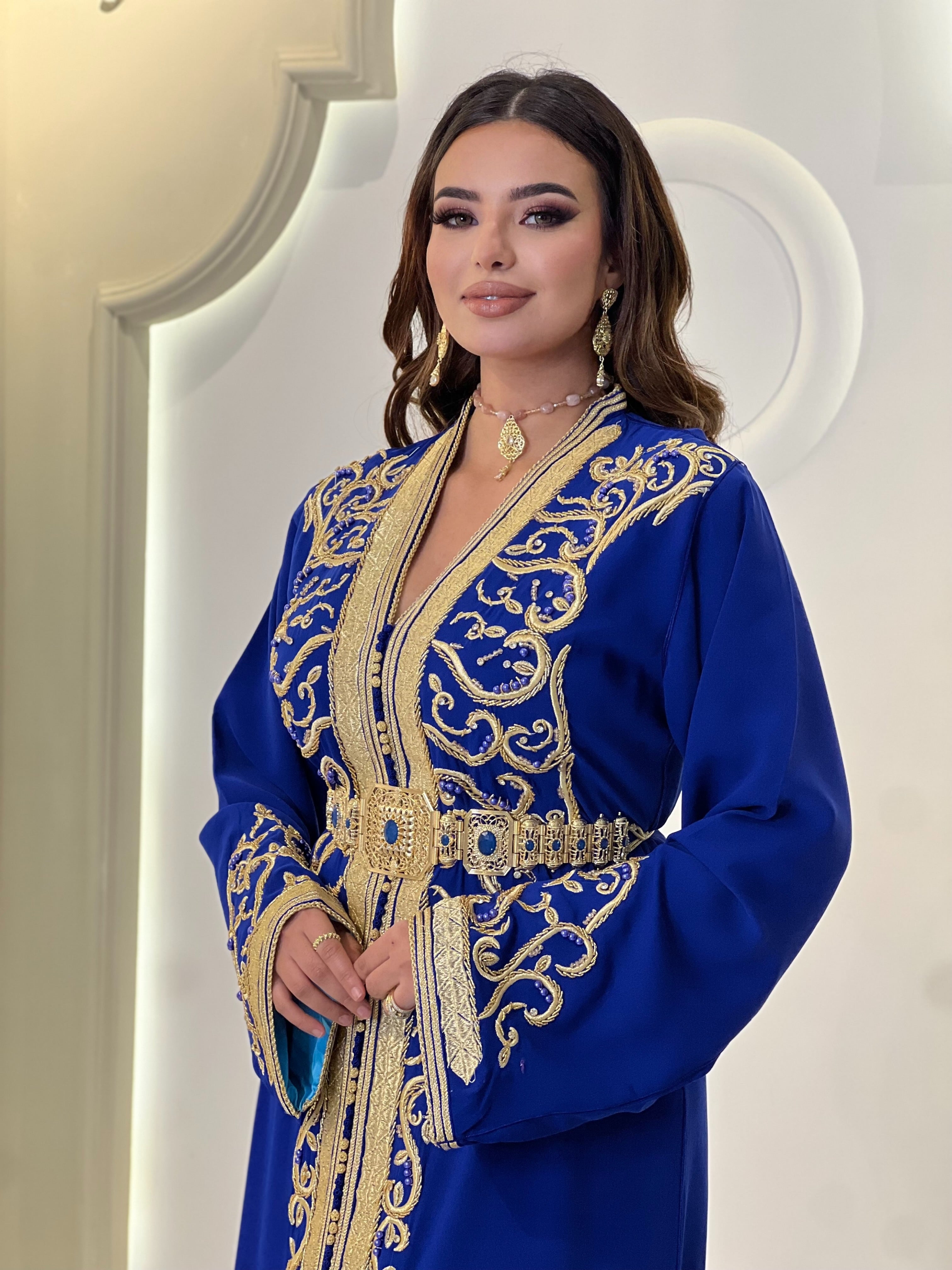 Kaftan Ghisela Royal Blue