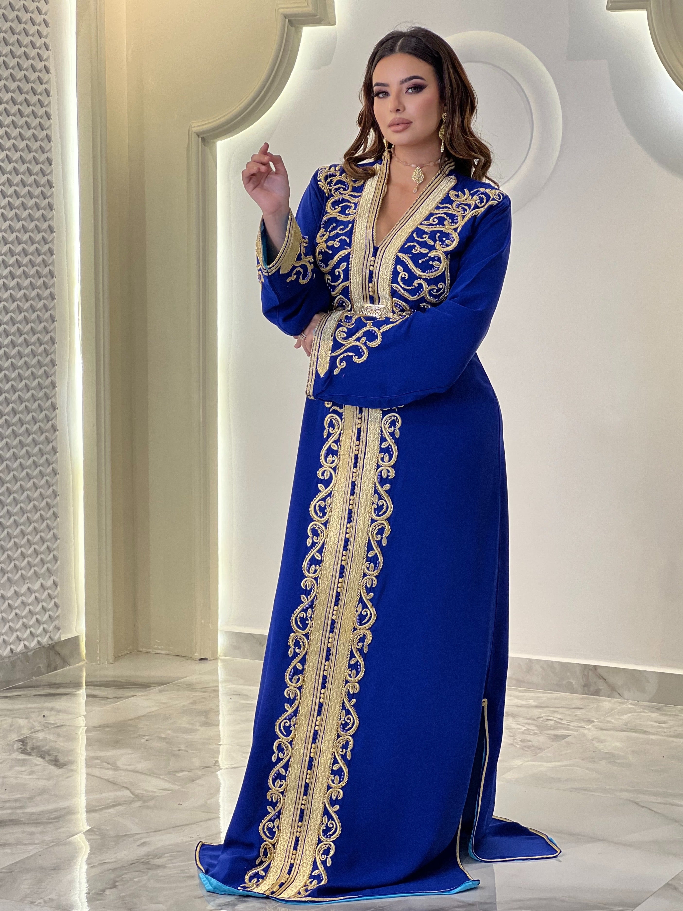 Kaftan Ghisela Royal Blue