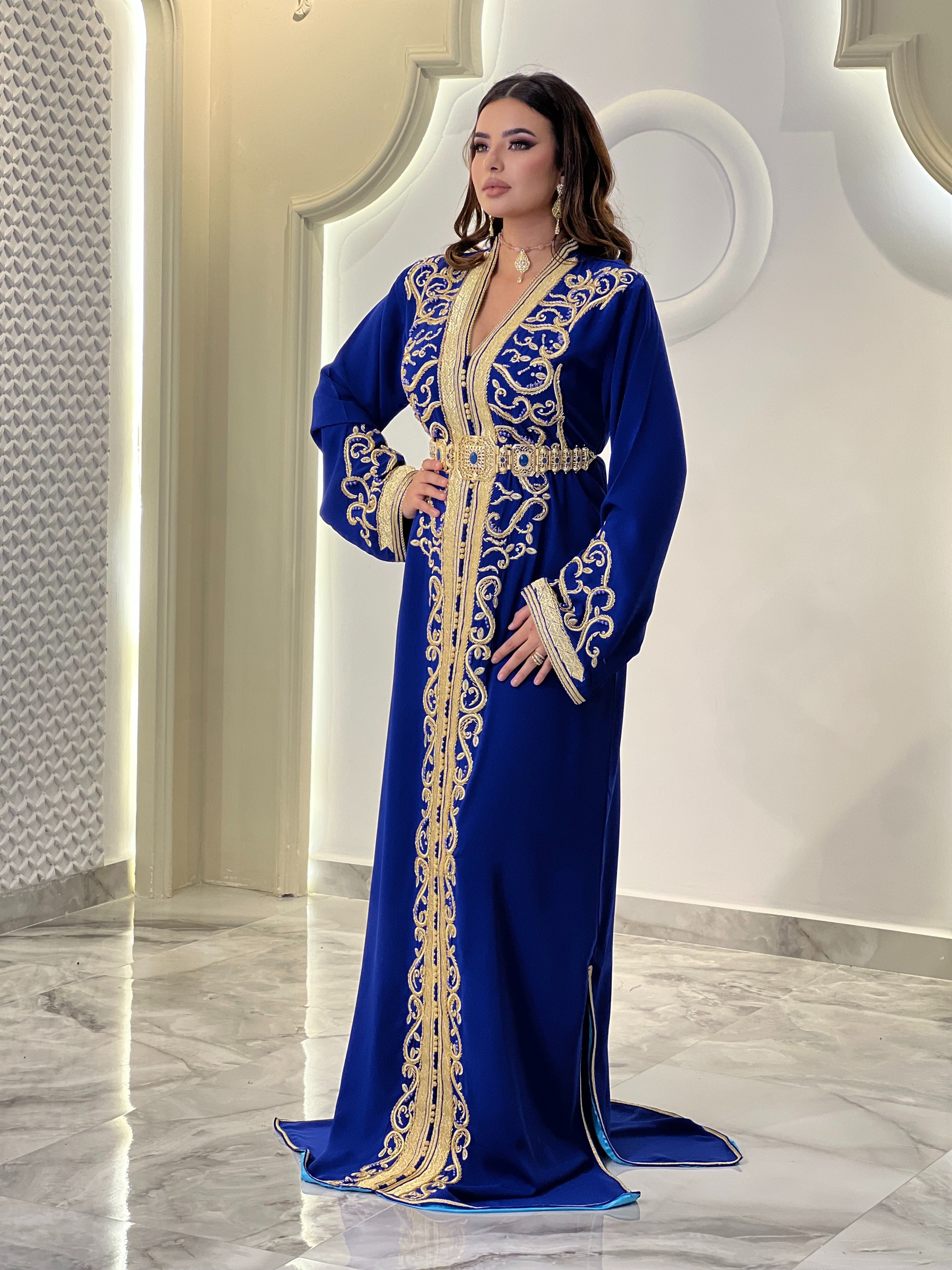 Kaftan Ghisela Royal Blue