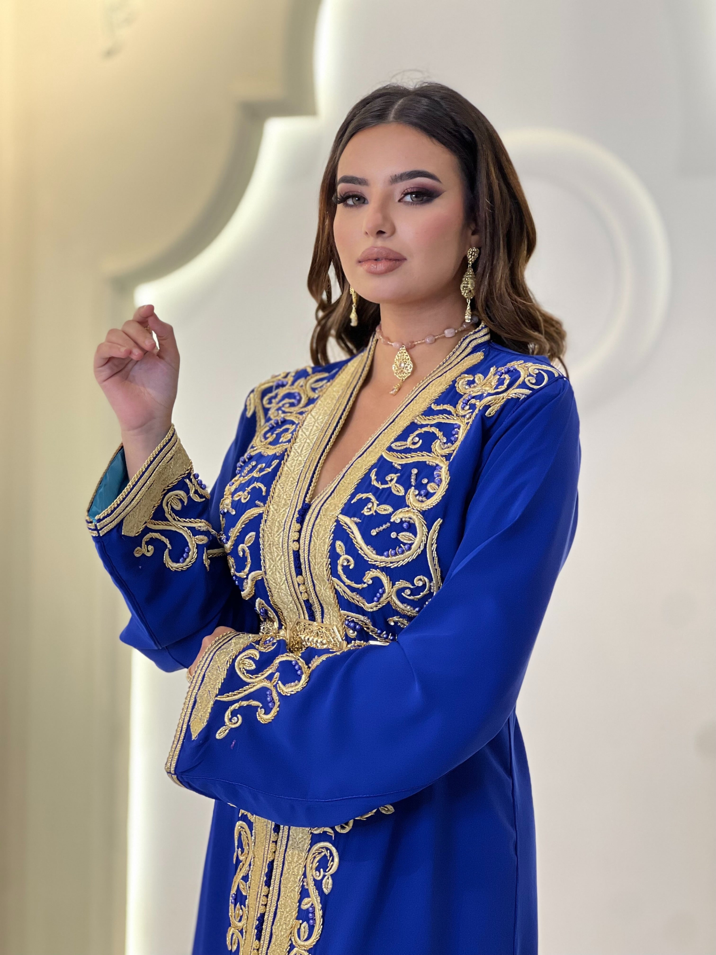 Kaftan Ghisela Royal Blue