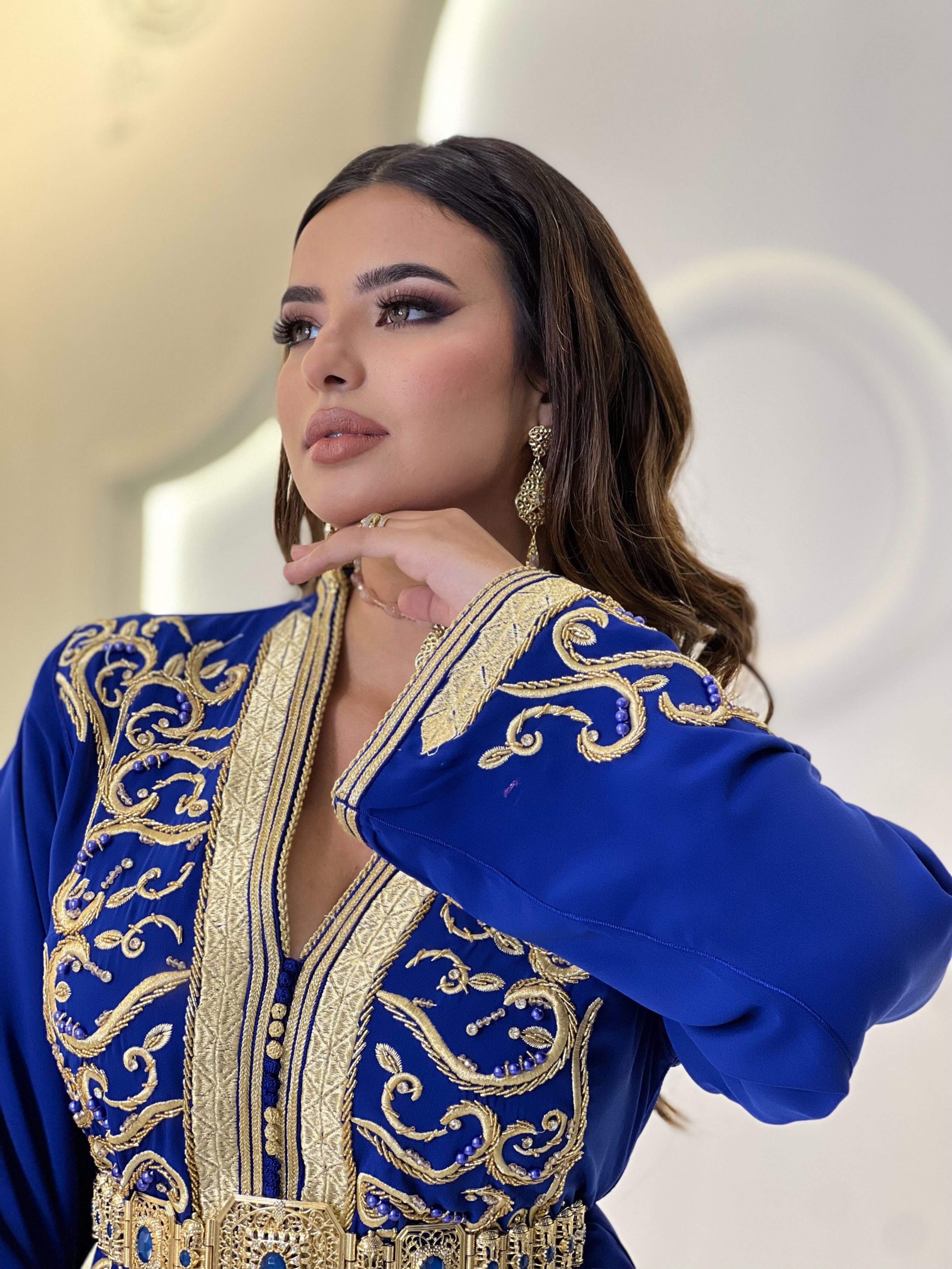 Kaftan Ghisela Royal Blue